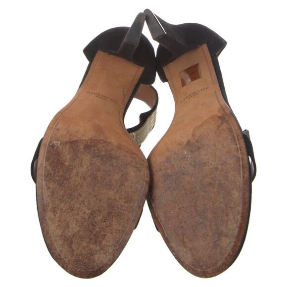 Authentic Givenchy Guiliana Gold Chain Ankle Strap Stiletto Sandals Sz EU 41 EUC - Picture 4 of 7